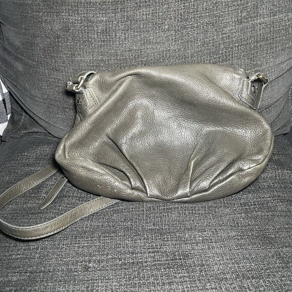 Marc By Marc Jacobs Gray Pebbled Leather Crossbody Bag Classic Workwear - Picture 2 of 10